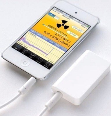 Портативный дозиметр радиации для Iphone/ Ipad/ Ipod с высокочувствительным датчиком
