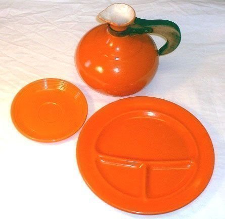 Посуда 1930х-1940х годов. Радиоактивная глазурь для покрытия керамики была необычайно популярна в это время — 15 мкЗв/ч.