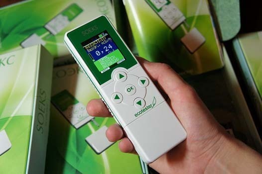 Экотестер Соэкс в режиме измерения радиоактивности